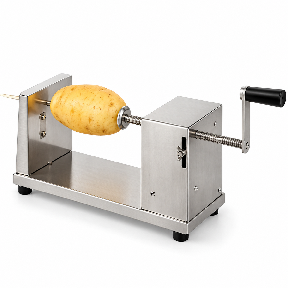 Cortador de Papas en Espiral Manual de Acero Inoxidable H001