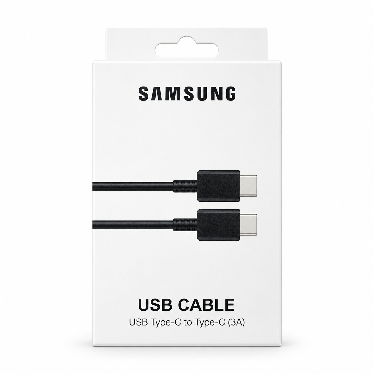 Cable Samsung USB-C a USB-C 3A para Carga Rápida y Transferencia de Datos