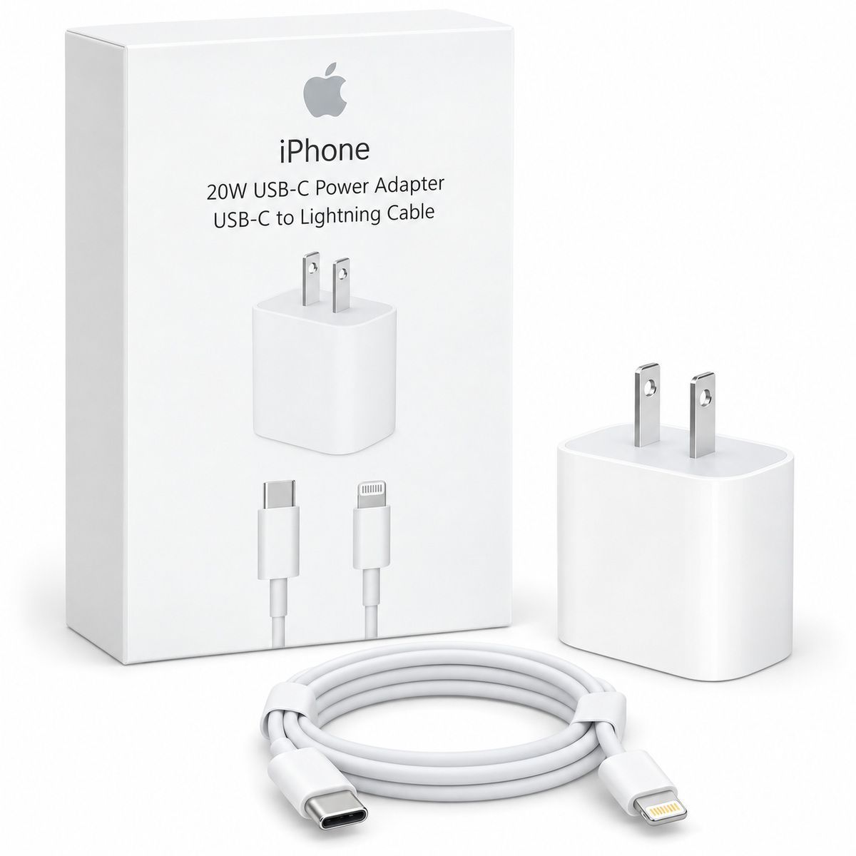 Cargador para iPhone 20W USB-C con Cable USB-C a Lightning