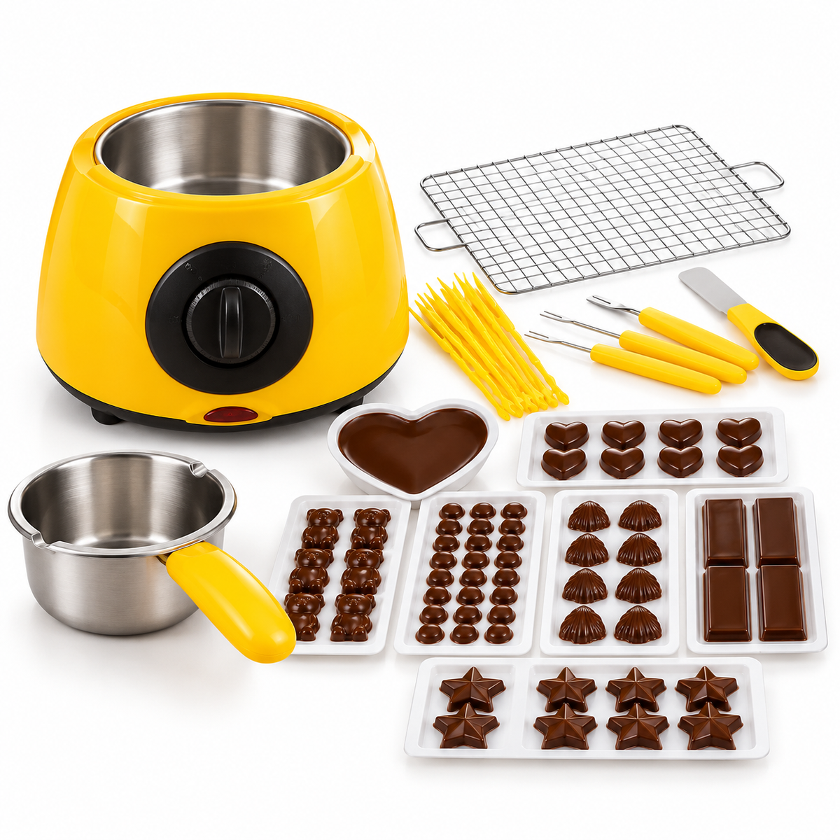 Máquina Eléctrica para Snacks y Brochetas de Chocolate – Explosive Slurry