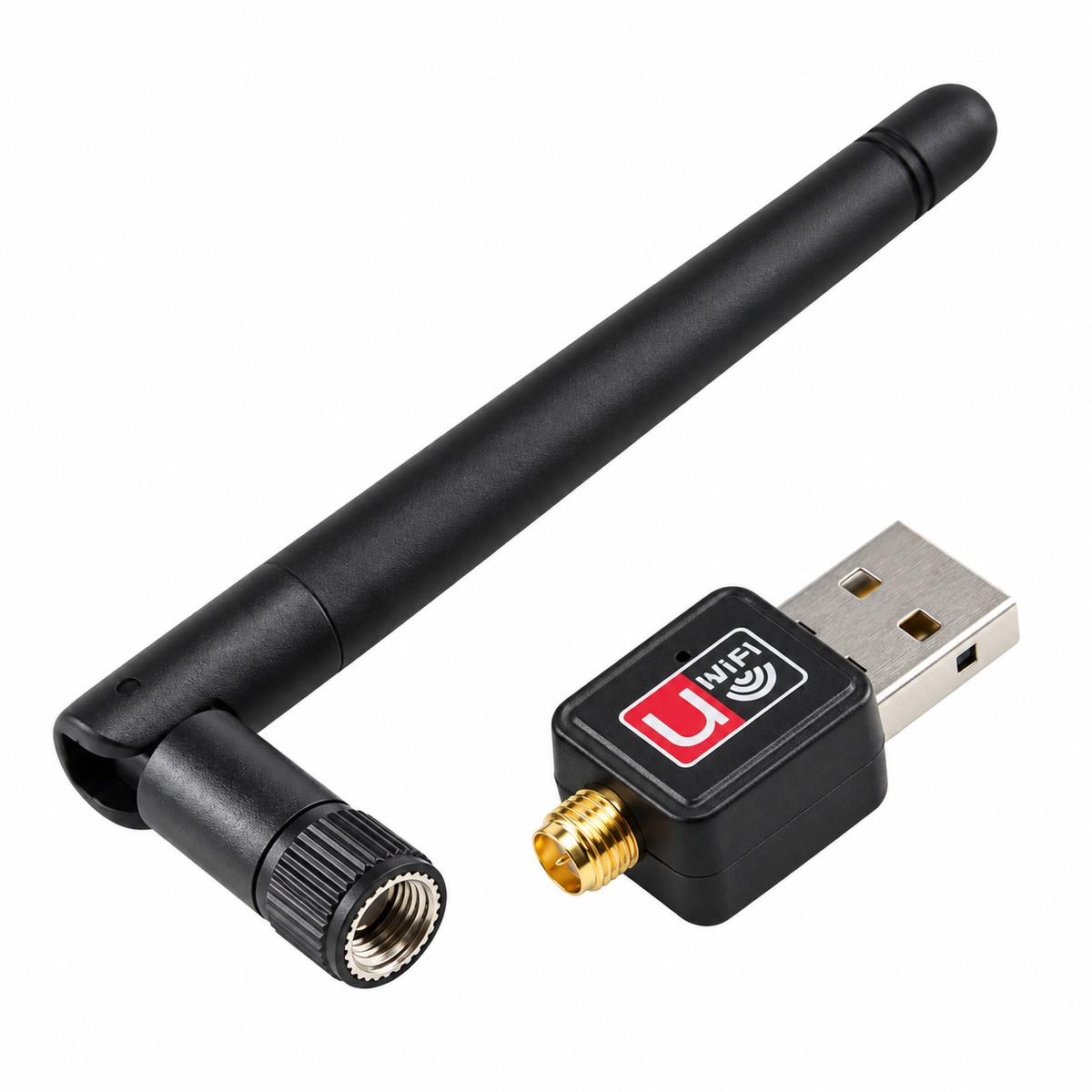Adaptador WiFi USB para PC con Antena Externa – 802.11n 2.4 GHz