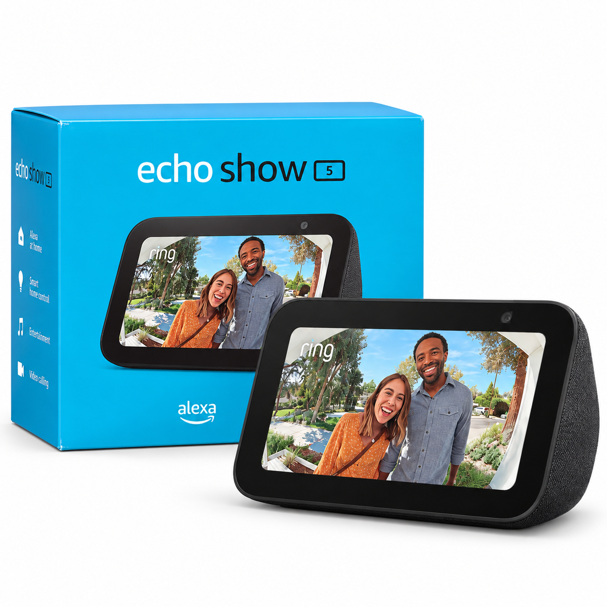 Amazon Echo Show 5 – Pantalla Inteligente de 5.5 Pulgadas con Alexa
