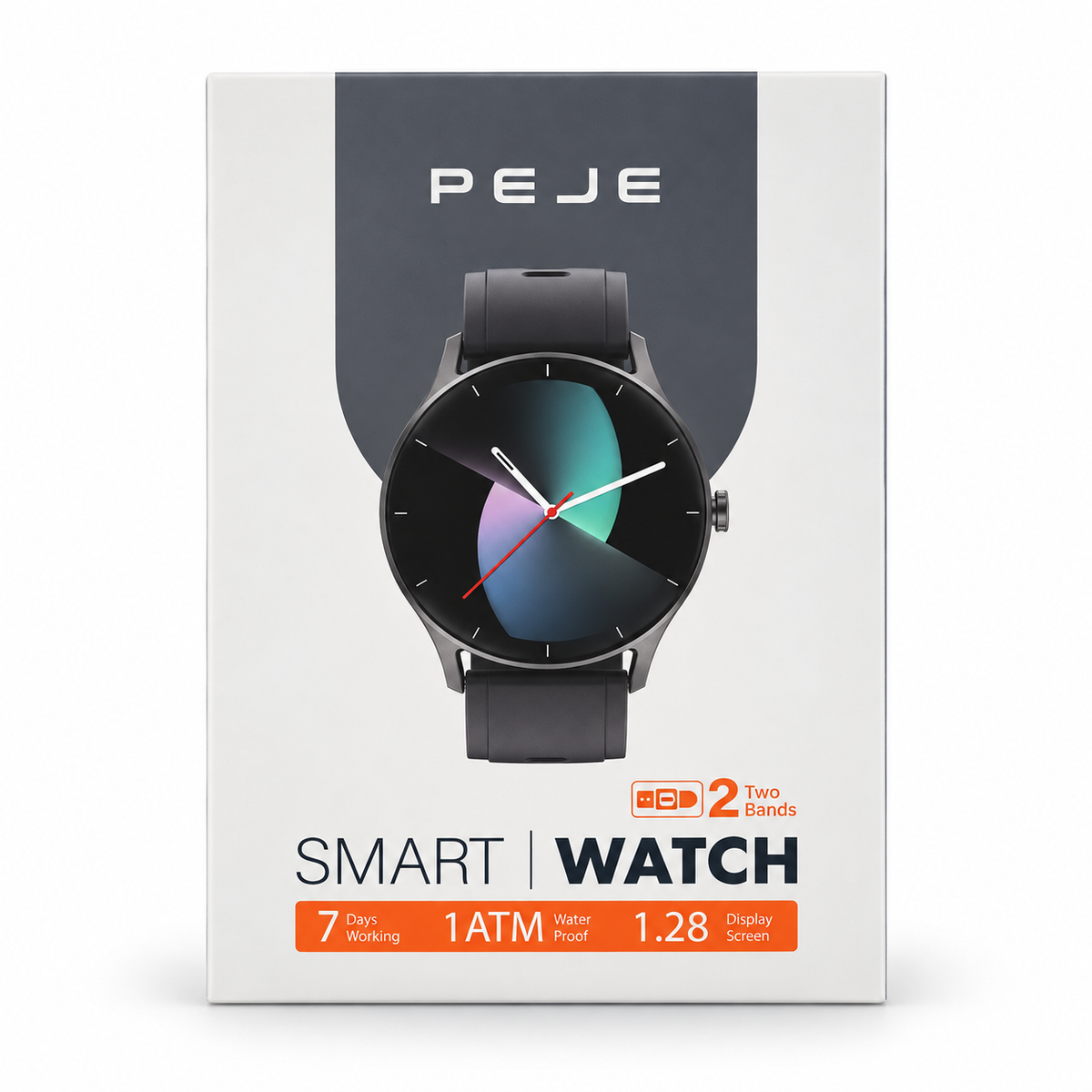 Smartwatch PEJE Reloj Inteligente Pantalla 1.28" con 2 Correas