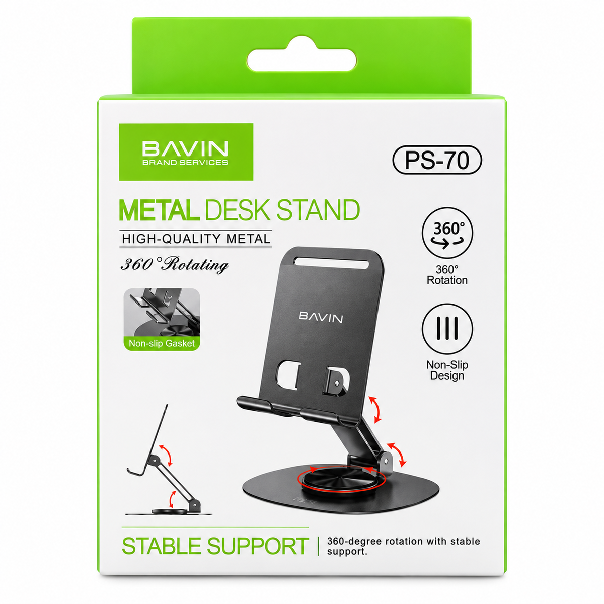 Bavin Soporte metálico para Celular 360