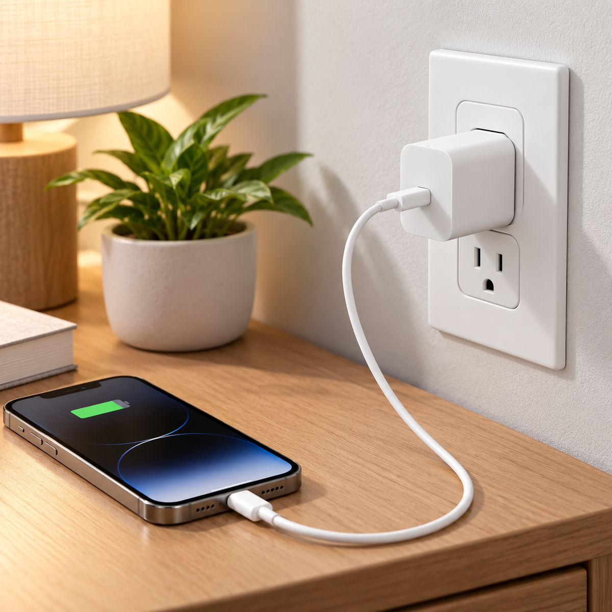 Adaptador de Corriente USB-C 20W para iPhone – Carga Rápida
