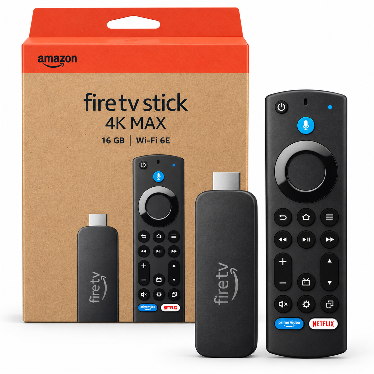 Amazon Fire TV Stick 4K Max 16 GB con Wi-Fi 6E y Control por Voz