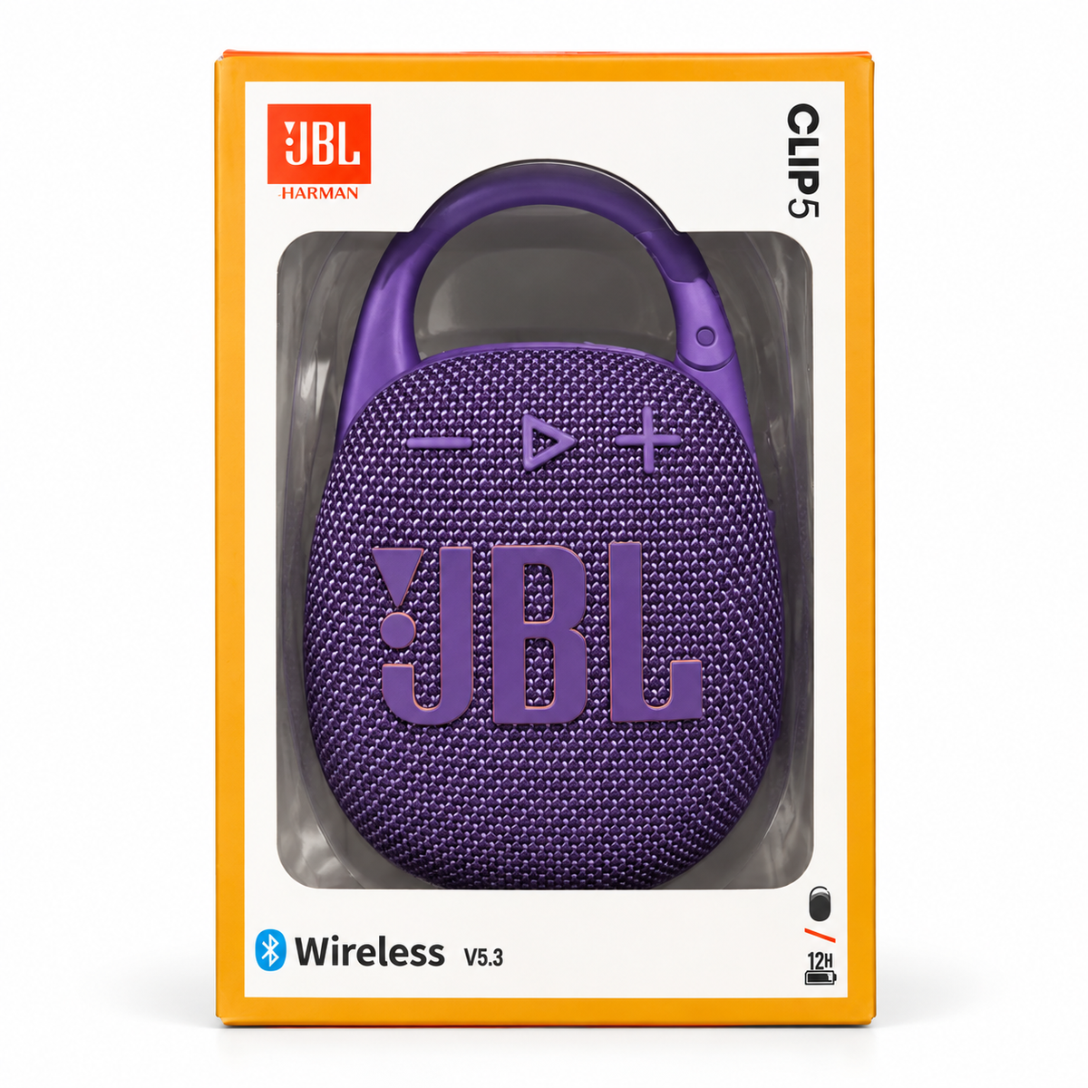 Parlante Bluetooth Portátil JBL Clip 5 1.1 – Inalámbrico Morado