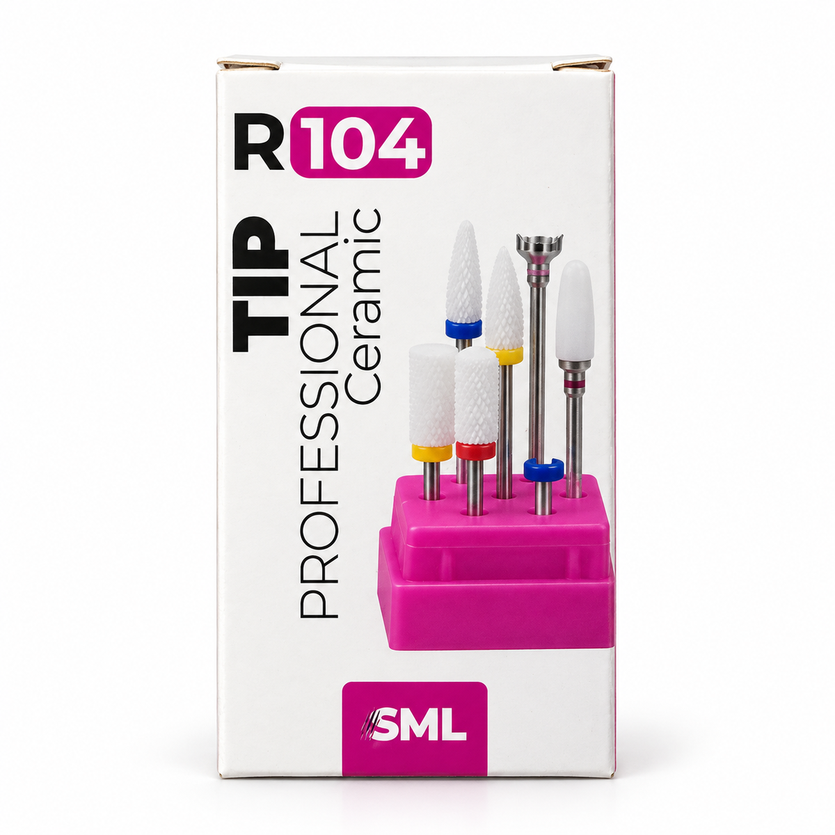 Set de Fresas Cerámicas para Pulidor de Uñas SML R104