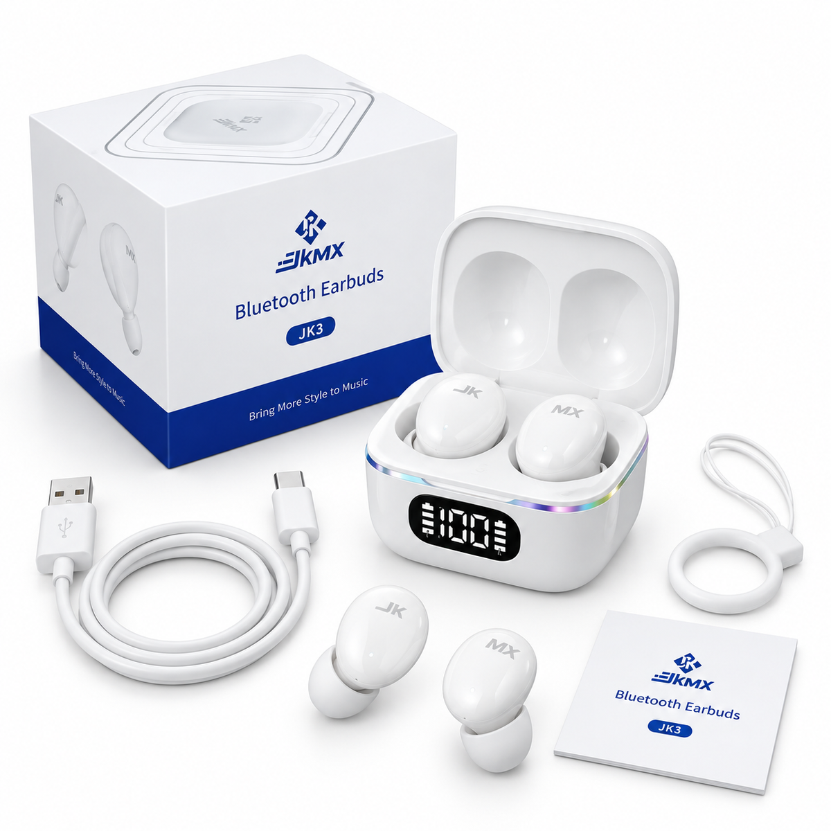 Audífonos Inalámbricos Bluetooth 5.3 JKMX JK1 con Micrófono