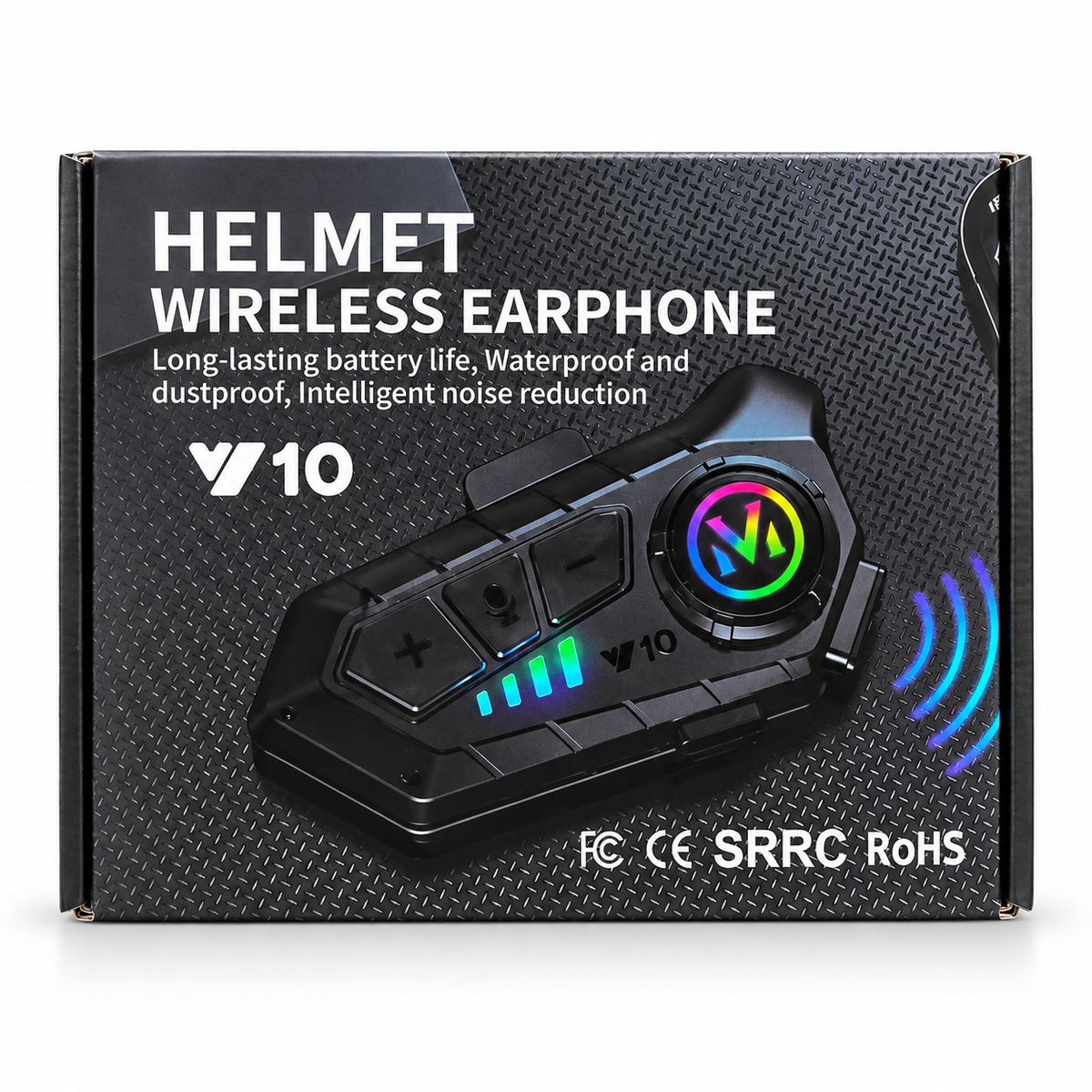 Intercomunicador Bluetooth para Casco de Moto V10 con Reducción de Ruido