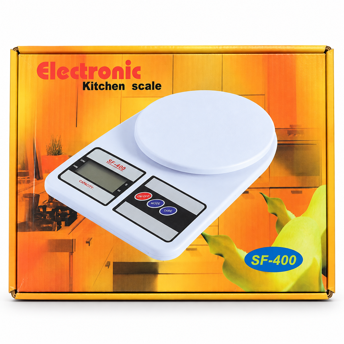 Gramera Digital de Cocina SF-400 con Pantalla LCD y Función Tara